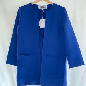 Pink Martini Collection Royal Blue Open sweater Jacket Very soft. Last One